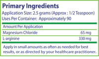 Thumbnail for Nutrasal Magnesium + L-Arginine Cream 8oz (226g)