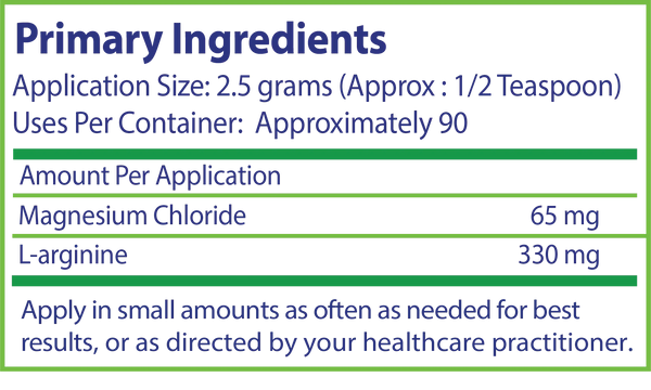 Nutrasal Magnesium + L-Arginine Cream 8oz (226g)