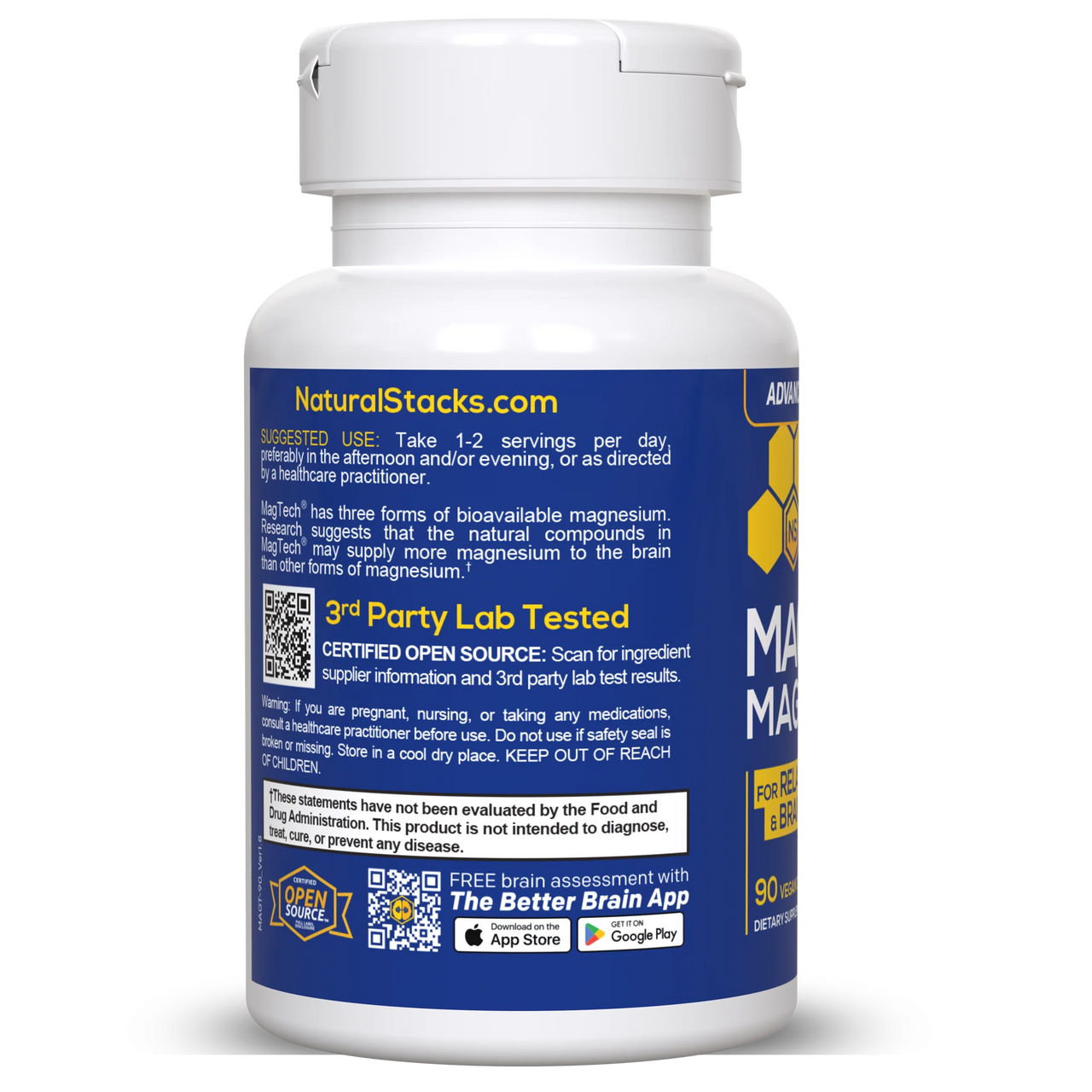 MagTech™ Complex: 90 Capsules (Natural Stacks)