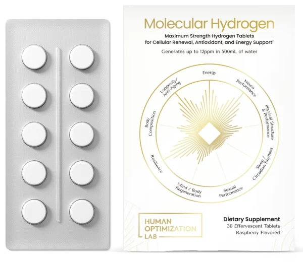 Human Optimization Lab - Molecular Hydrogen 30 Tablets (Rasberry Flavoured)