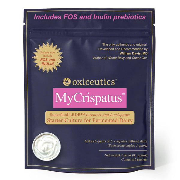 Oxiceutics | MyCrispatus Fermented Dairy Starter Culture | 6 Sachets