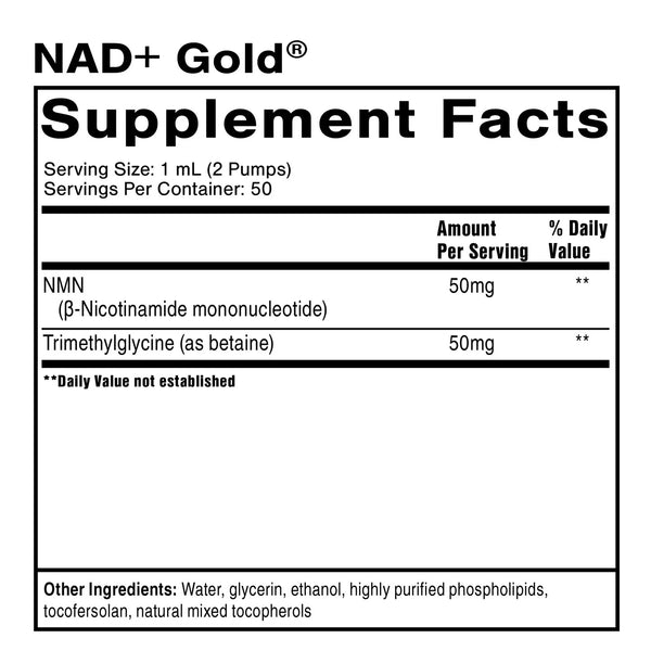 Quicksilver Scientific - NAD+ Gold® 50ml