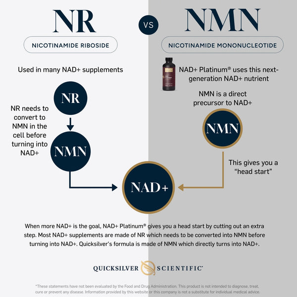 Quicksilver Scientific - NAD+ Platinum (100ml / approx 40 servings)