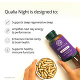 Thumbnail for Qualia Night (60caps) | Optimised Sleep (Relax, Recharge, Restore)