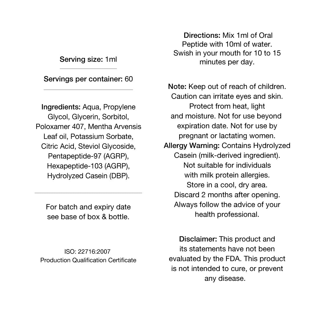 OraltidePro™ Concentrated Mouthwash (Nature’s Marvels™) | Peptide Mouthwash/ Mouth-rinse |60ml