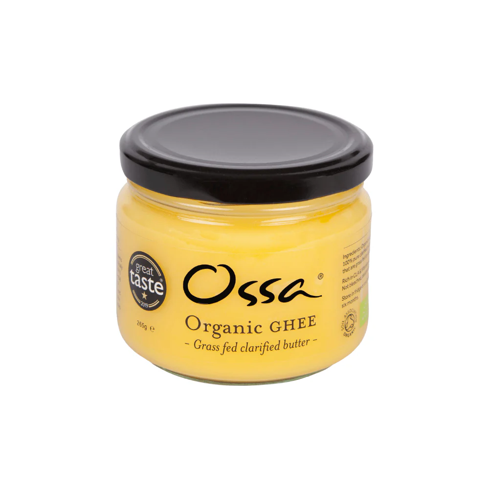 Ossa Organic Ghee – Grass Fed Clarified Butter (265g)