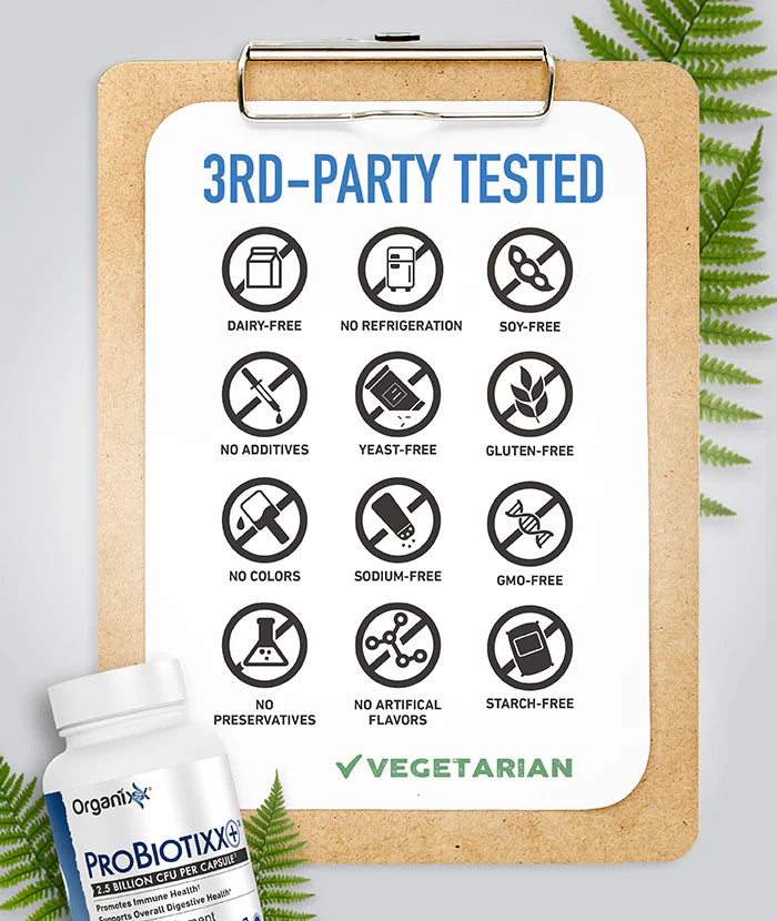 Organixx - ProBiotixx (2.5 Billion CFU Per Capsule/60caps)