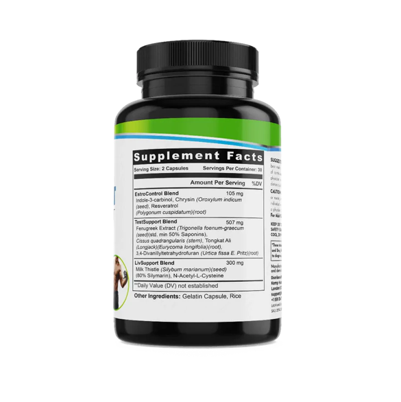 Feel Younger - Natural PCT Formula for Hormonal Support (60caps)