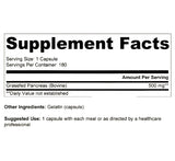 Thumbnail for Ancestral Supplements - Grass Fed Desiccated Beef Pancreas (180 capsules / 500mg)