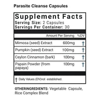 Thumbnail for Organifi - Parasite Cleanse 60 Capsules (Mimosa seed, Pumpkin Seed, Ceylon Cinnamon bark, Papain)