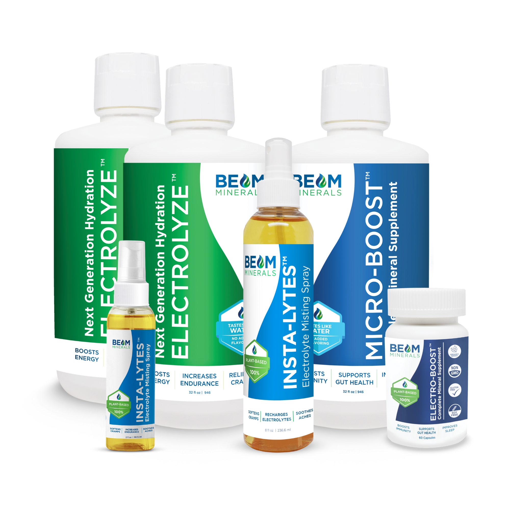 Micro Boost Complex BEAM Minerals - Performance Pack (Micro-BOOST, Electrolyze, Insta-Lyte ...