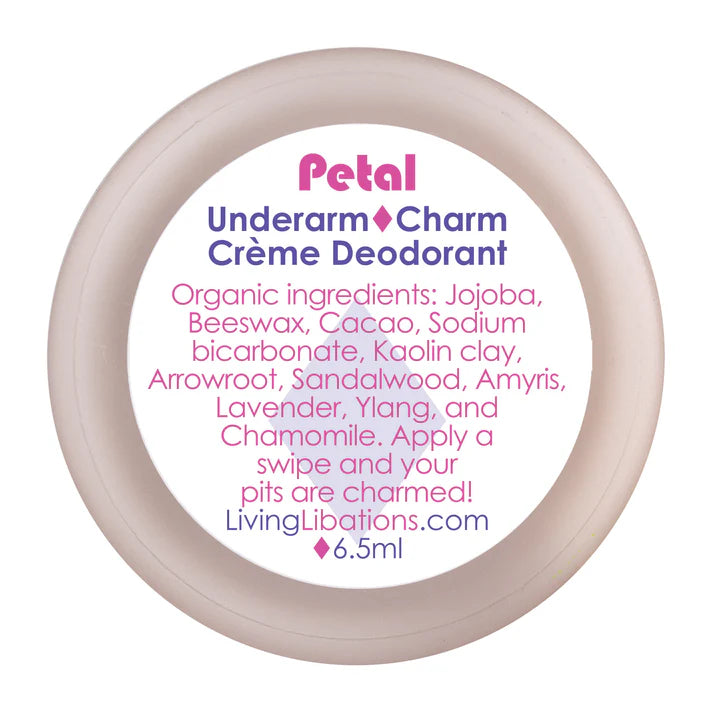 Living Libations - Petal Underarm Charm Creme Deodorant (6.5ml)