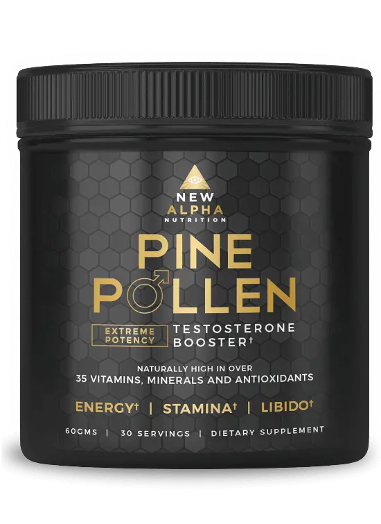 New Alpha Nutrition - Premium Pine Pollen 60g Powder