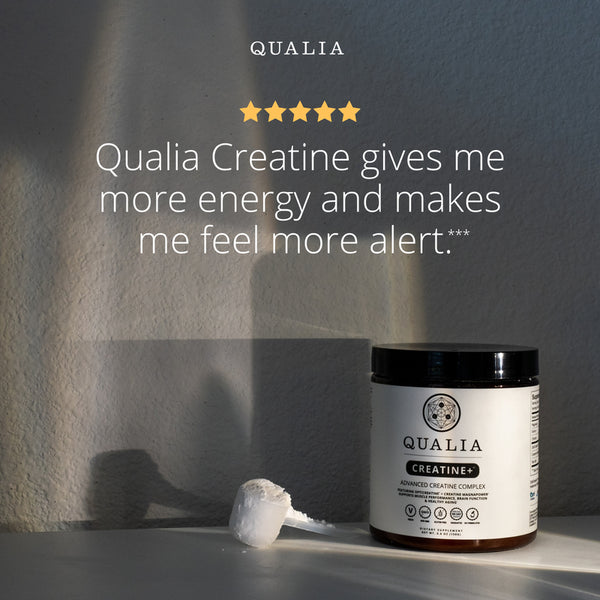 Qualia Creatine+ (158g) | Advanced Creatine Complex (OptiCreatine + Creatine MagnaPowder)