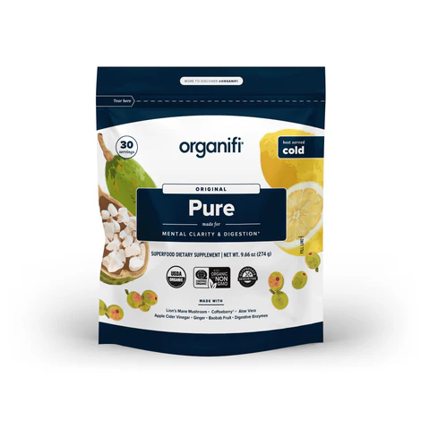 Organifi PURE (Lions Mane and Baobab infused) 274g