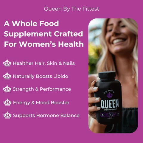 The Fittest - Queen - Grass-Fed Organ Complex for Women (180 caps/30 servings)