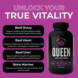 Thumbnail for The Fittest - Queen - Grass-Fed Organ Complex for Women (180 caps/30 servings)