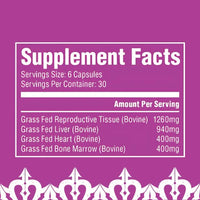 Thumbnail for The Fittest - Queen - Grass-Fed Organ Complex for Women (180 caps/30 servings)