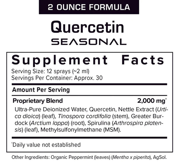 Results RNA - Quercetin Seasonal Extra Strength 2floz (60ml)