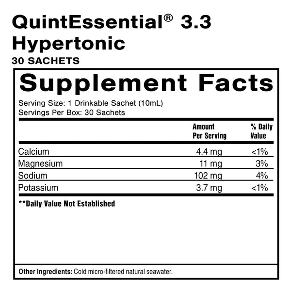 Quicksilver Scientific - QuintEssential® 3.3 Sachets (30 x 10ml sachets)