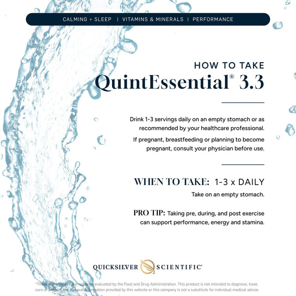 Quicksilver Scientific - QuintEssential® 3.3 Sachets (30 x 10ml sachets)