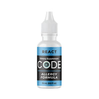 Thumbnail for CODE Health | REACT (Allergy Formula) | Each 15ml bottle contains approx. 300 servings
