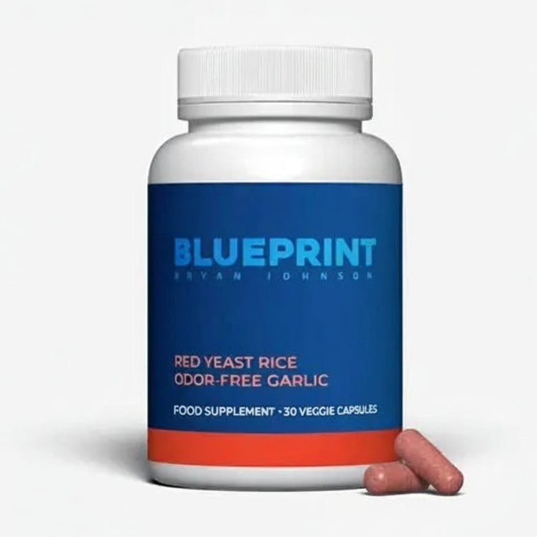 Blueprint | Red Yeast Rice + Odor-free Garlic (30 veg capsules)