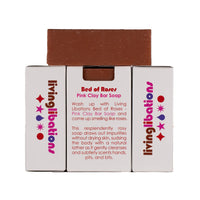 Thumbnail for Living Libations - Bed of Roses Pink Clay Soap (1 bar / 120g)