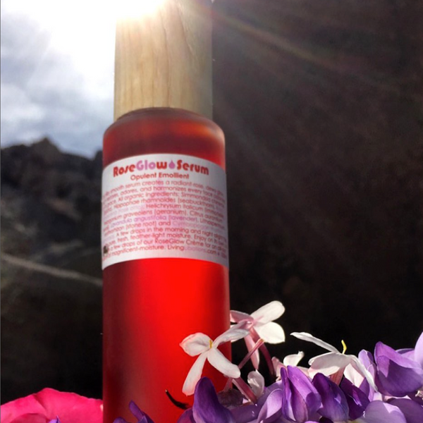 Living Libations - Rose Glow Serum Opulent Emollient (100ml)