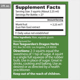 Thumbnail for Dragon Herbs - Sweet Fruit Drops - Monkfruit aka Luo Han Guo (2fl.oz./60ml)