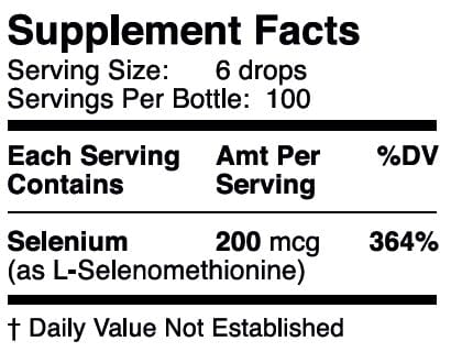 Go Nutrients - Selenium 200mcg 30ml