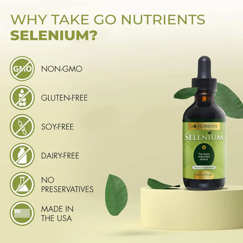 Go Nutrients - Selenium 200mcg 30ml