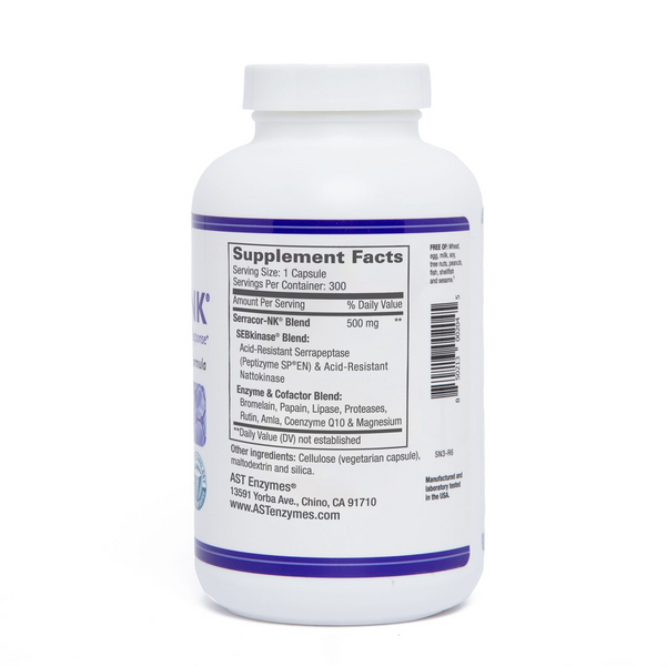 AST Enzymes - Serracor-NK Systemic Enzyme Blend (150caps)