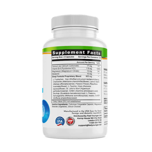 Feel Younger - Sleep Aid Ultra (60caps)