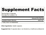 Thumbnail for Ancestral Supplements - Grass Fed Beef Spleen (180 capsules / 500mg)