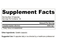 Thumbnail for Ancestral Supplements - Grass Fed Beef Spleen 180caps 500mg