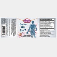 Thumbnail for Dragon Herbs Super Pill No. 3 (60caps 500mg)
