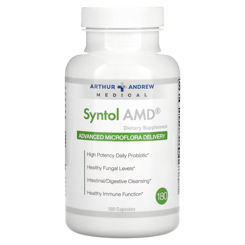 Syntol 500mg 180caps (Arthur Andrew Medical) (prebiotic, probiotic formula)