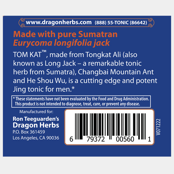 Dragon Herbs - TomKat Capsules (100 caps/250mg)