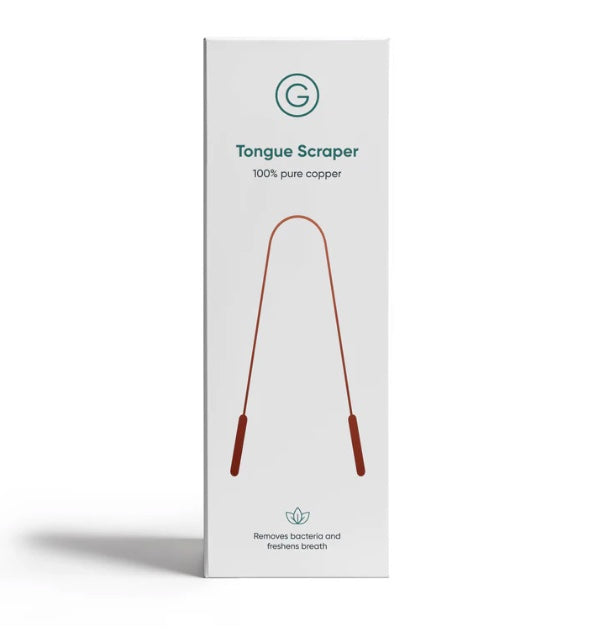 Gutology | Tongue Scraper | 100% Pure Copper