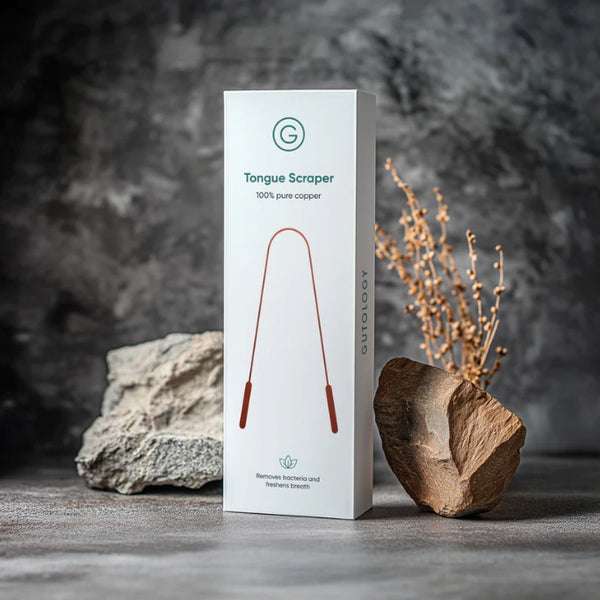 Gutology | Tongue Scraper | 100% Pure Copper