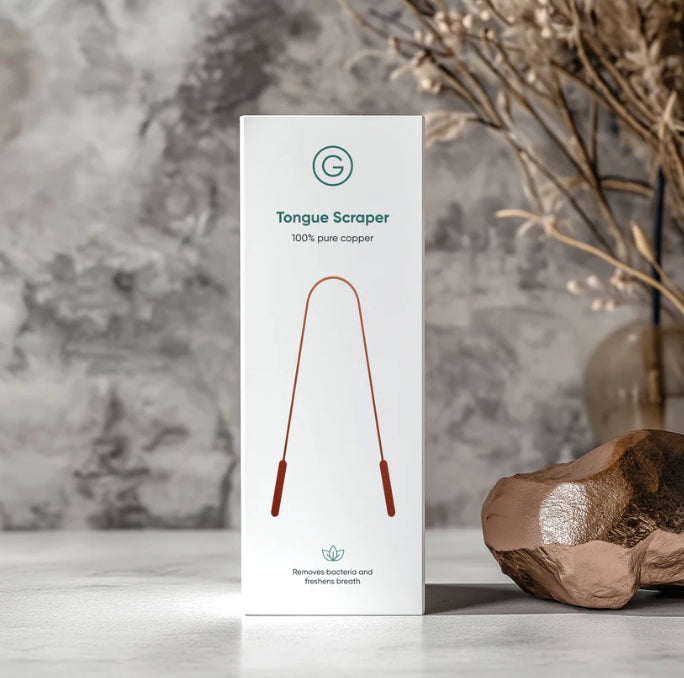 Gutology | Tongue Scraper | 100% Pure Copper