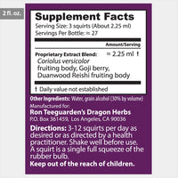 Thumbnail for Dragon Herbs | Coriolus Turkey Tail Drops 2 oz. (approx 27 servings)