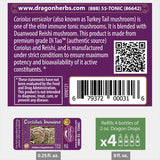 Thumbnail for Dragon Herbs | Coriolus Turkey Tail Drops 2 oz. (approx 27 servings)