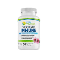 Thumbnail for Feel Younger - Emergency Immune Support (Echinacea + Elderberry) 60caps