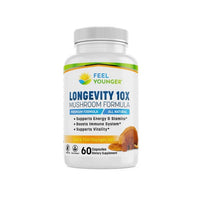 Thumbnail for Feel Younger - Longevity 10x Mushroom Formula 60caps