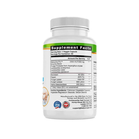 Feel Younger - Digestive Enzyme Probiotic Blend 60caps