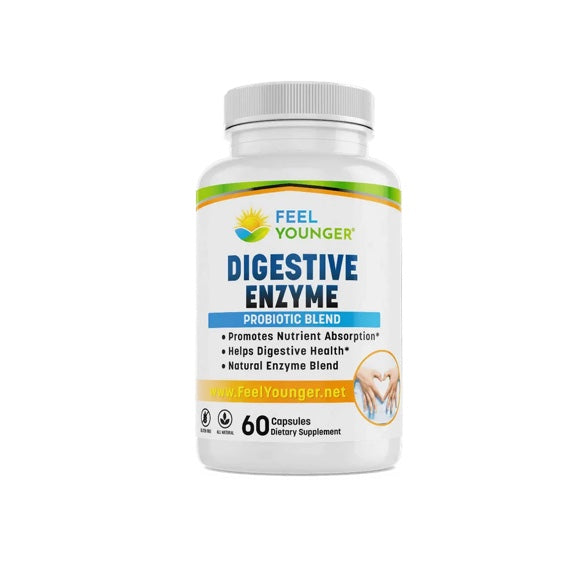 Feel Younger - Digestive Enzyme Probiotic Blend 60caps