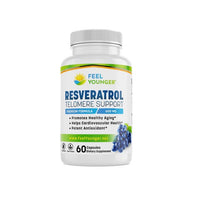Thumbnail for Feel Younger - Resveratrol 600mg 60caps