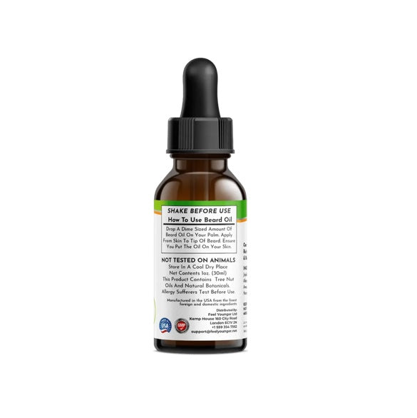 Feel Younger® - Natural Beard Oil With Jojoba (30ml)
